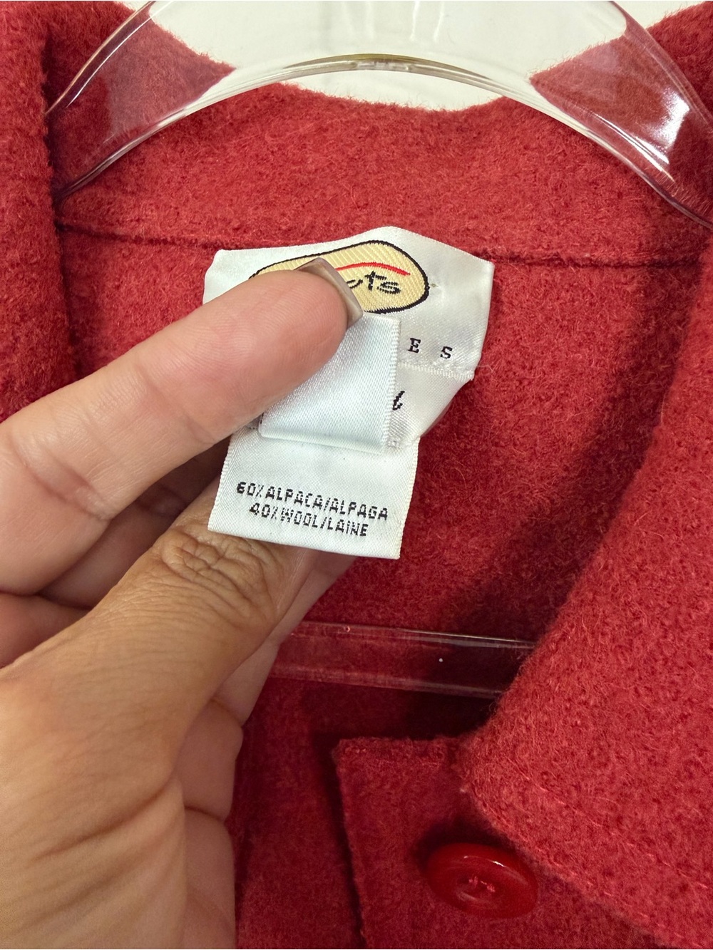 Talbots wool/alpaca jacket - Picture 7 of 7